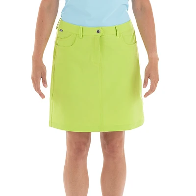 Gelato Collection: Marika Solid Woven 18" Golf Skort