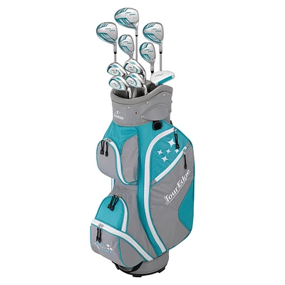 Lady Edge Women's Full Complete Set - Turquoise/White