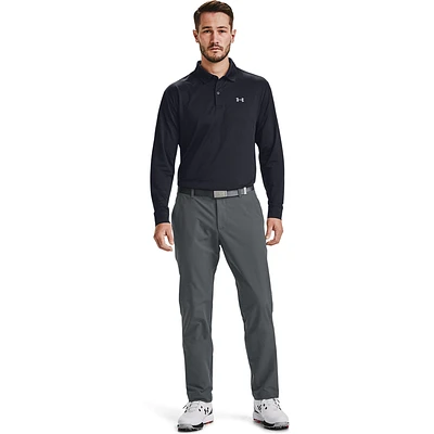 Performance Textured Long Sleeve Polo