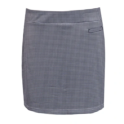 Gingham Pull On 16.5" Skort