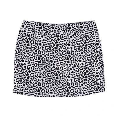 Leopard Print 16.5" Pull-On Skort