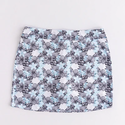 Floral Print 16.5" Skort