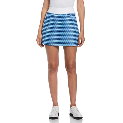 Geo Print Pull-On 16" Golf Skort