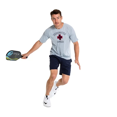 Pickleball Designated Dinker Men's Crew Neck T-Shirt