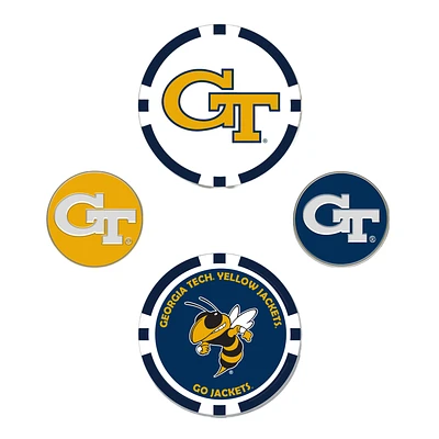 Georgia Tech Yellow Jackets Ball Marker Set