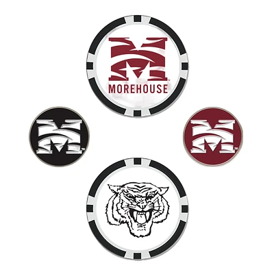 Morehouse College Maroon Tigers Ball Marker Set