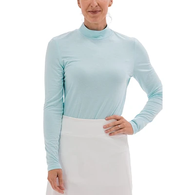 Mock Neck Long Sleeve Base Layer Top