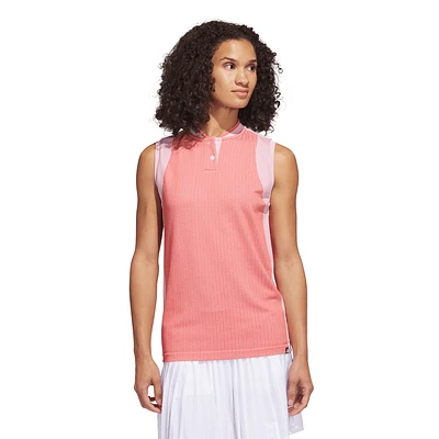 Ultimate365 Primeknit Sleeveless Polo Shirt