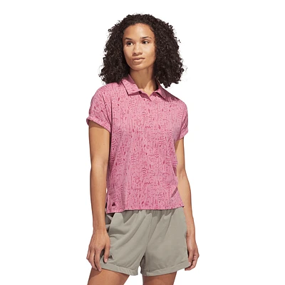 Go-To Printed Short Sleeve Polo Shirt