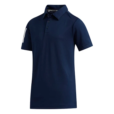 3-Stripes Boys Short Sleeve Polo Shirt