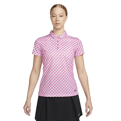 Dri-FIT Victory Short-Sleeve Gingham Polo Shirt