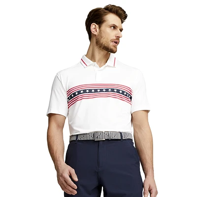 Volition Freedom Stripe Golf Polo