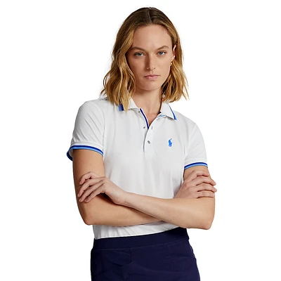 Val Tailored Fit Jersey Short Sleeve Polo Shirt