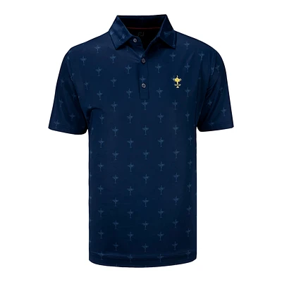 Ryder Cup Tonal Print Self Collar