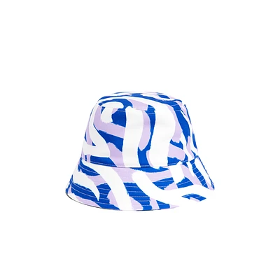 Wave Print Bucket Hat