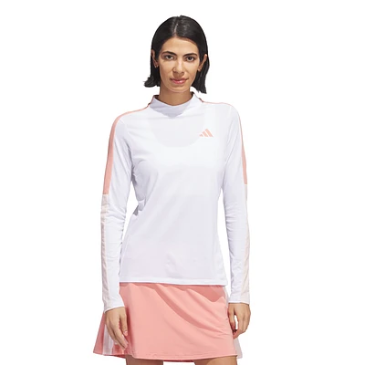 Sun Protection Long Sleeve Mock Neck Top