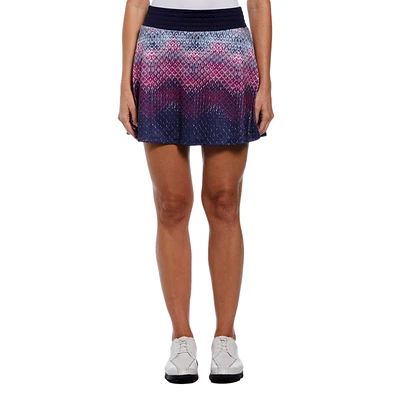 Texture Print Flounce 16" Golf Skort