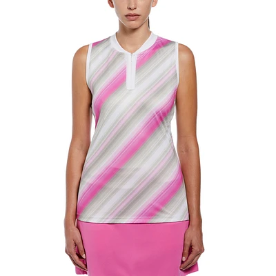 Energy Stripe Sleeveless Polo Shirt