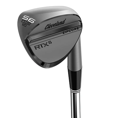 RTX 6 Zipcore Black Satin Wedge