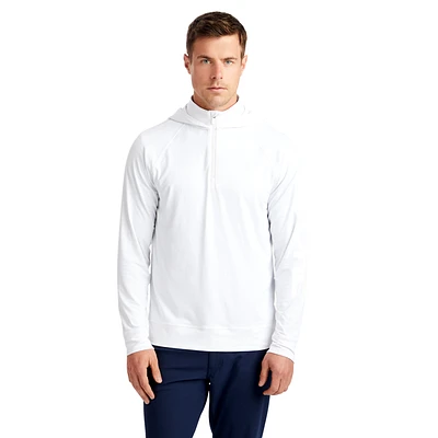 Hooded Luxe Quarter Zip Mid Layer