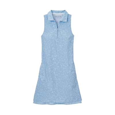 Carner Blue Palm Sport Sleeveless Dress