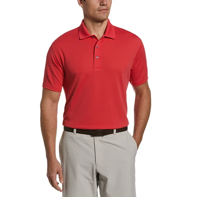 Airflux Solid Mesh Short Sleeve Golf Polo Shirt