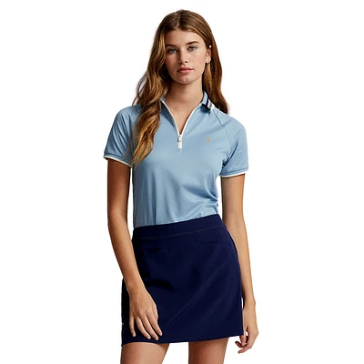 Tour Pique Knit Collar Short Sleeve Polo Shirt