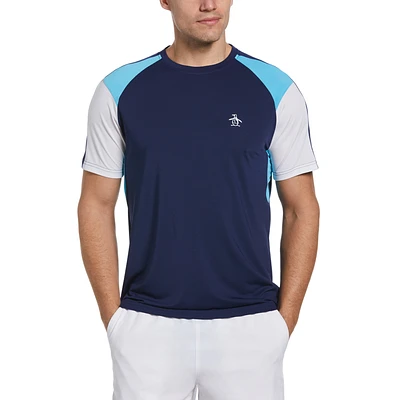 Color Block Men's Tennis Shirt