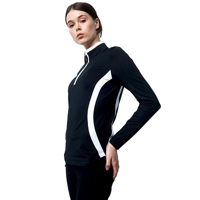 Vichy Colorblock Quarter Zip Pull Over