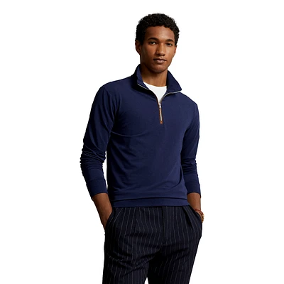 Terry Quarter-Zip Pullover