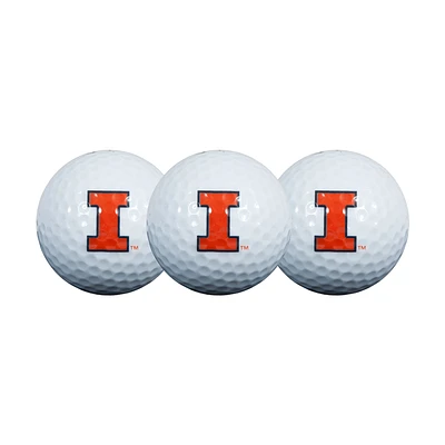 Illinois Fighting Illini Golf Ball 3-Pack