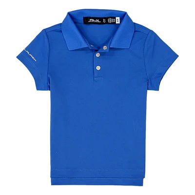 Girls Air Tech Pique Short Sleeve Polo Shirt