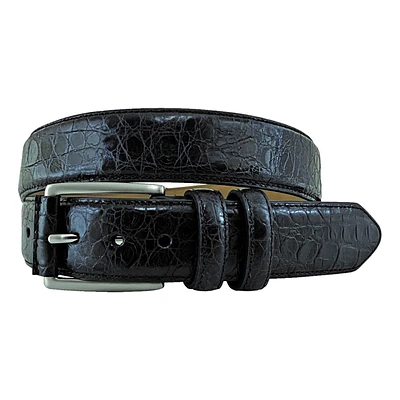 JW Deep Croc Skin Belt