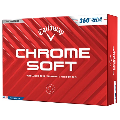 Chrome Soft 360 Triple Track 2024 Golf Balls