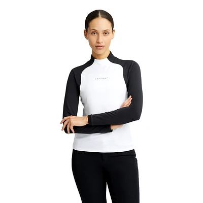 Ellie Mock-Neck Long Sleeve Top