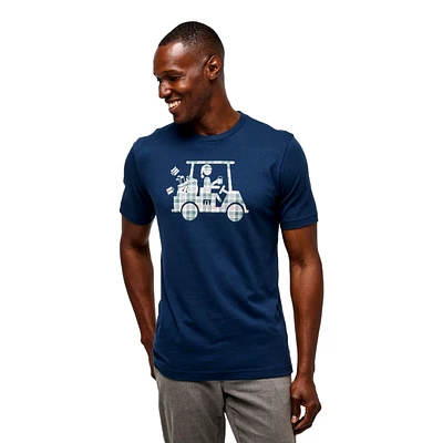 Candy Cane Golfcart Short Sleeve T-Shirt