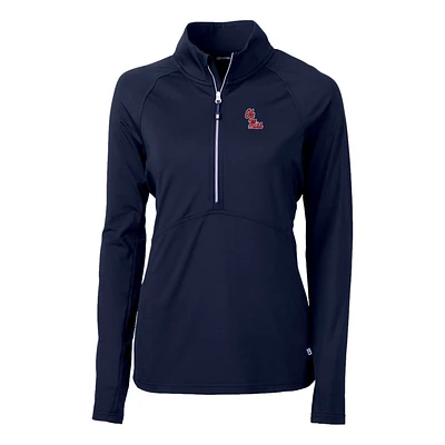 Adapt Eco Knit Ole Miss Rebels Women's Quarter Zip Pull Over