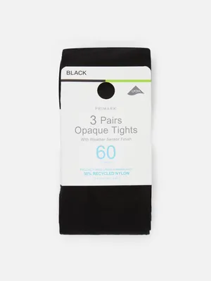 Pack 3 collants opacos denier 60