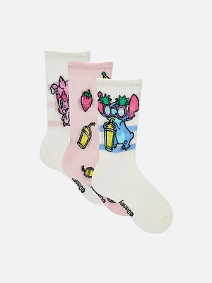 Pack 3 pares meias Disney Lilo & Stitch