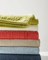 Beach House Blanket - Chartreuse