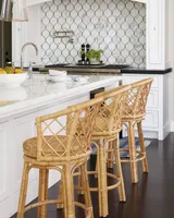 Avalon Rattan Swivel Bar & Counter Stool