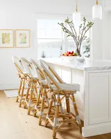 Riviera Rattan Swivel Counter Stool