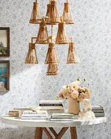 Cascais Rattan Chandelier