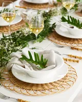 Round Rattan Placemat (Set of 4)