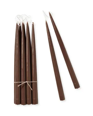 Tapered Candles (Set of 6) - Tortoise Shell