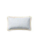 Petite Linen Gingham Pillow Cover