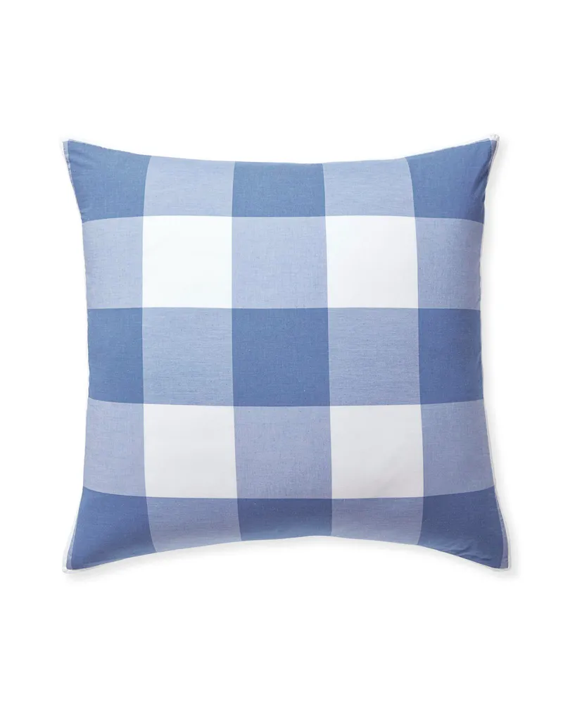 Gingham Percale Sham