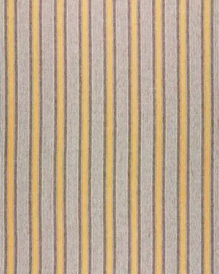 Fabric by the Yard - Kensington Stripe Linen - Earth/Ochre