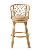 Avalon Rattan Swivel Bar & Counter Stool