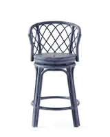 Avalon Swivel Counter Stool - Vintage Indigo